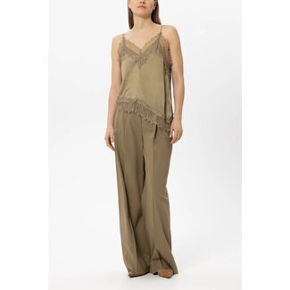 Luisa Cerano Luisa Cerano Blouse khaki kant