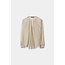 Luisa Cerano Collarless Blouse in Viscose Crepon