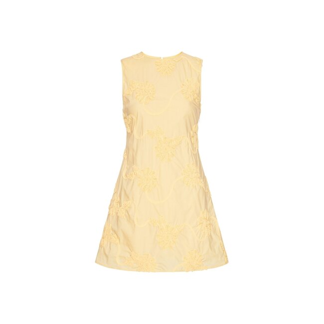 Rotate Flower Mini Flared Dress
