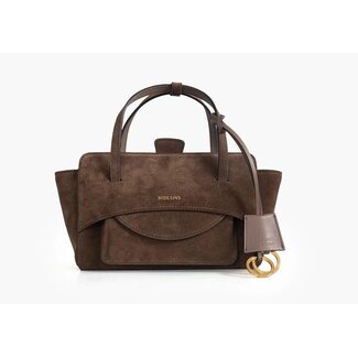 Hidesins Hidesins Fl12 flap m suede chocolat