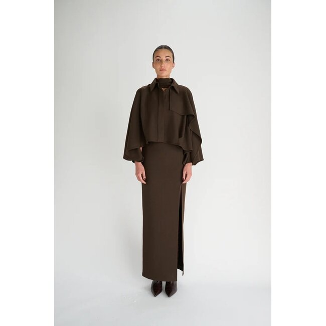 Oscar The Collection Yavi Blouse Espresso