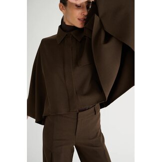 Oscar The Collection Oscar The Collection Yavi Blouse Espresso