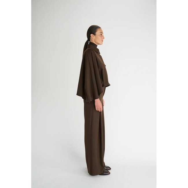 Oscar The Collection Yavi Blouse Espresso