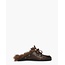 Posa Posa Boat Loafer Mule Hairy Fur – Leather Coffee