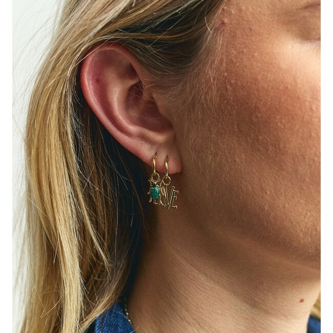 Anna + Nina Single Bugging You Ring Earring