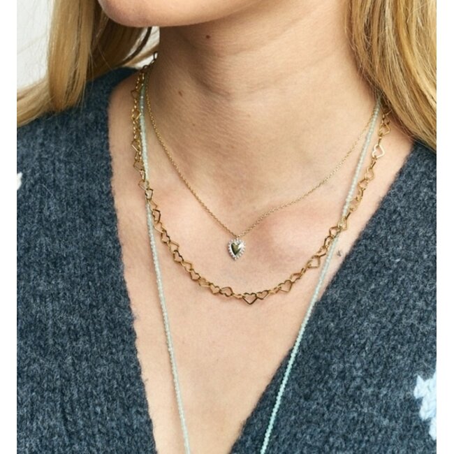 Anna + Nina Bravery Heart Necklace