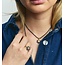 Anna + Nina Black Onyx Gemstone Necklace
