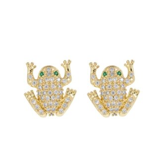Anna + Nina Anna + Nina Enchanted Froggies Studs