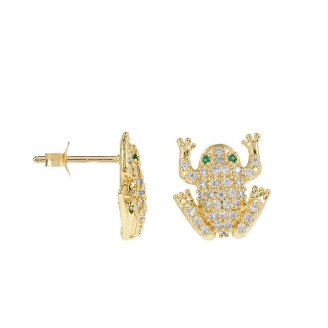 Anna + Nina Enchanted Froggies Studs
