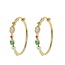 Anna + Nina Big Storybook Hoop Earrings