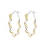 Anna + Nina Big Twisting Serpent Hoop Earrings