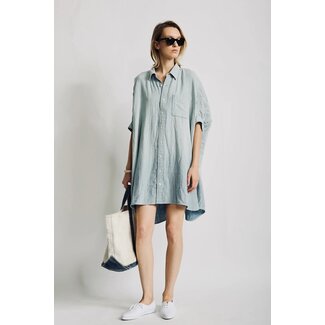 DENIMIST DENIMIST Oversized cuffed shirtdress