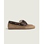 Posa Boat Loafer Brushed Fur - Suede/ Leather Caramelo