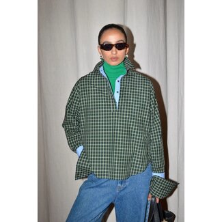 COLLECTORS club COLLECTORS club Taegan blue green check