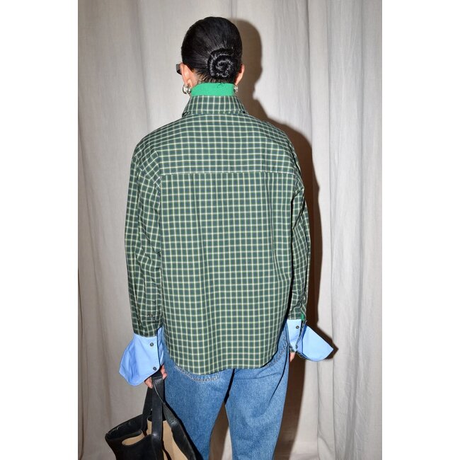 COLLECTORS club Taegan blue green check