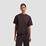 Olaf Retro logo boxy tee chocolate plum