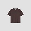 Olaf Retro logo boxy tee chocolate plum