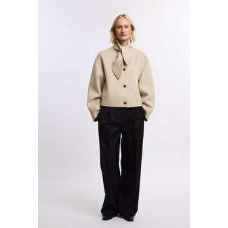 One And Other One And Other Tie wool jacket