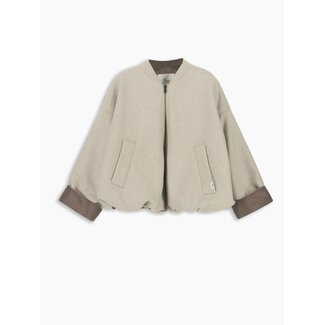 8PM 8PM Sugarbush Bomber Off White-moka