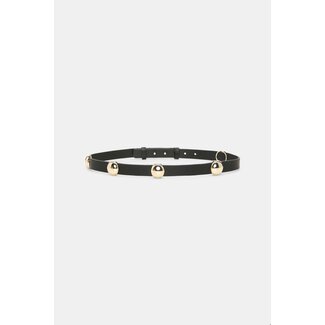 Dorothee Schumacher Dorothee Schumacher True Cuoio 3cm stud belt black