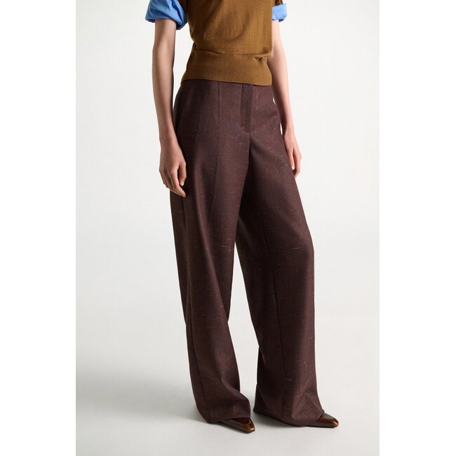 Dorothee Schumacher Casual Attraction pants cinnamon tweed