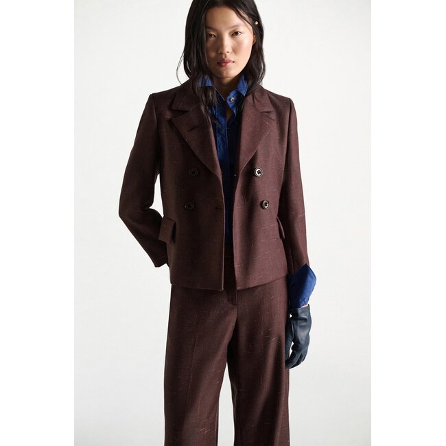 Dorothee Schumacher Casual attraction jacket cinnamon tweed