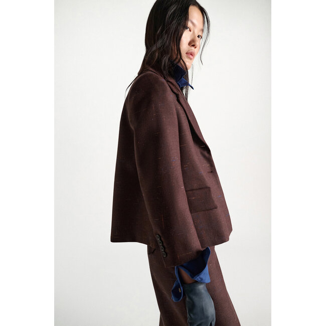 Dorothee Schumacher Casual attraction jacket cinnamon tweed