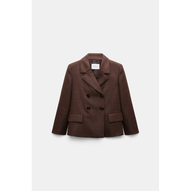 Dorothee Schumacher Casual attraction jacket cinnamon tweed