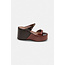Dorothee Schumacher Crackle shine wedge sandal