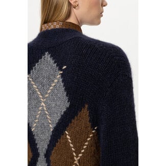 Luisa Cerano Luisa Cerano Alpaca vest multi