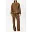 Blouse met strik caramel