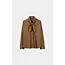 Blouse met strik caramel