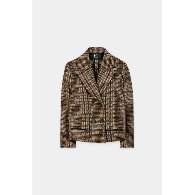 Blazer in ruit