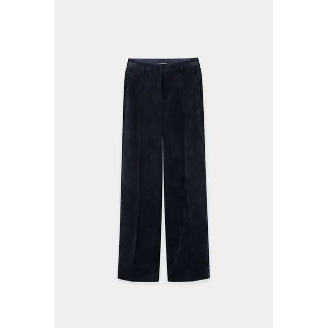 Luisa Cerano Rib broek winter navy