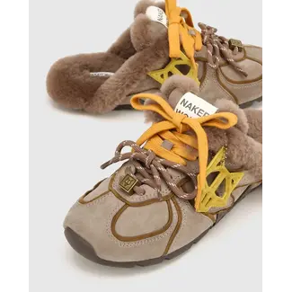 Naked Wolfe Naked Wolfe Adorn Taupe Suede