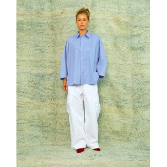 Sea me Happy Jada Shirt Cotton Striped Blue