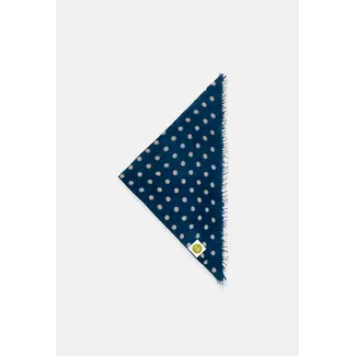 V Von Goat Bandana Polka Dots orca/sandy with fringes