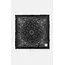 Bandana Calvina Paisley V black with fringes