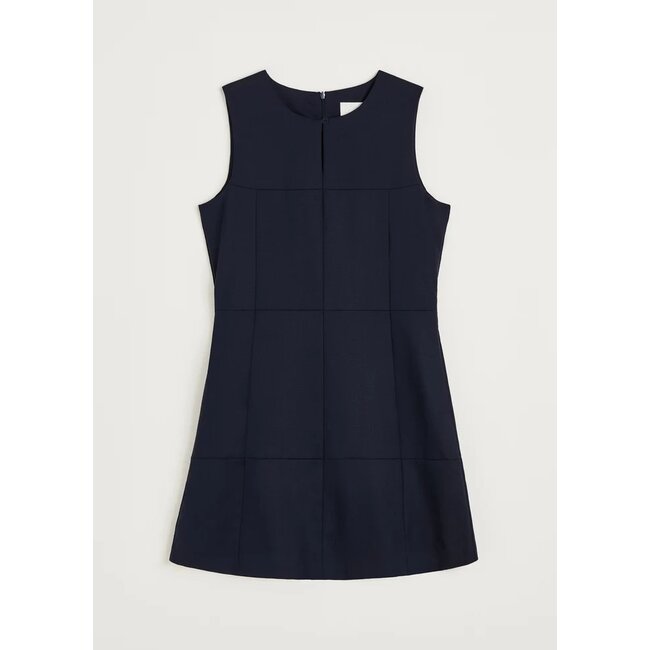 Aiayu Martha Mini Dress Fine Wool black navy