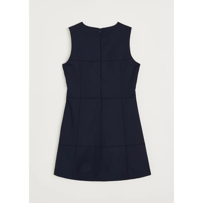 Aiayu Martha Mini Dress Fine Wool black navy
