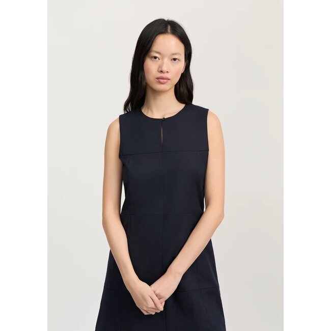 Aiayu Martha Mini Dress Fine Wool black navy