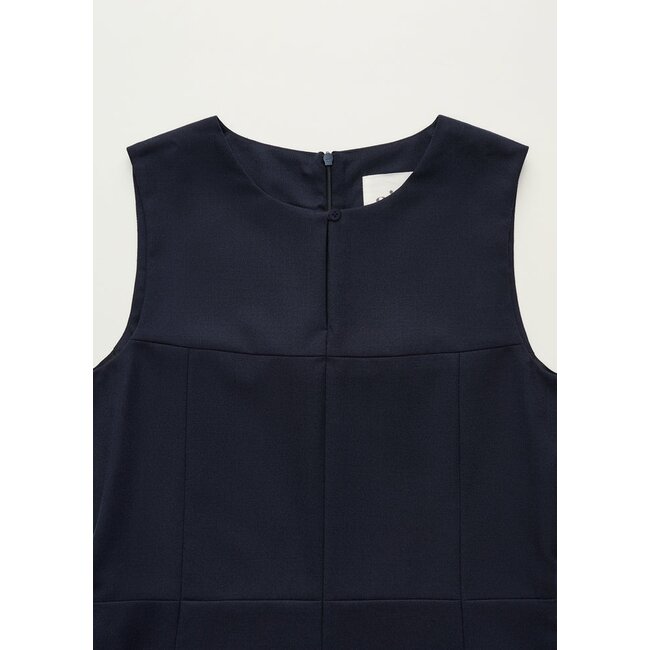 Aiayu Martha Mini Dress Fine Wool black navy