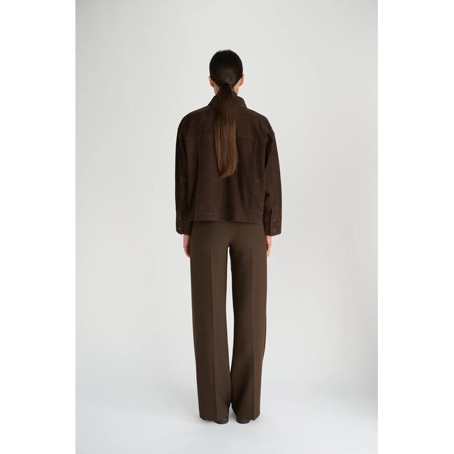 Oscar The Collection Jade Blouse Espresso