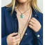 Anna+Nina Pyrite Gemstone Necklace Gold Plated