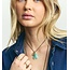 Anna+Nina Pyrite Gemstone Necklace Gold Plated