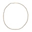 Anna+Nina Pyrite Gemstone Necklace Gold Plated