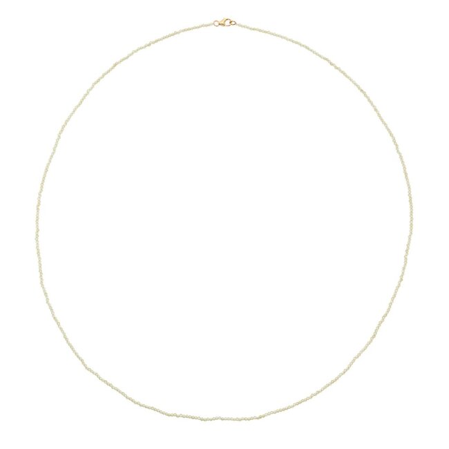 Anna+Nina Peridot Gemstone Necklace Gold Plated