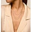 Anna+Nina Gourmet Plain Necklace Gold Plated