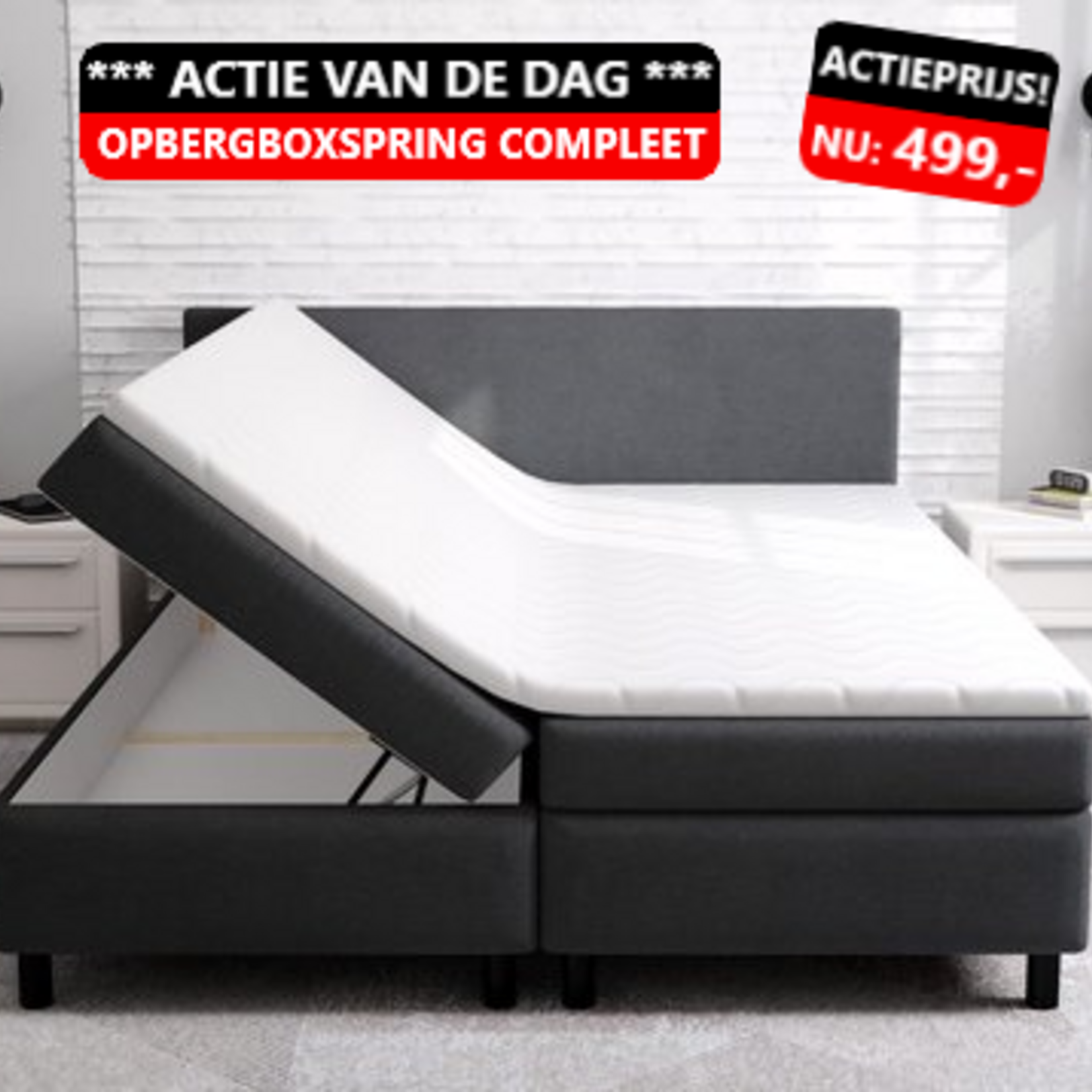 Opbergboxspring Diego