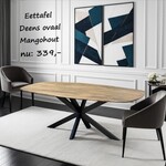 Deens Ovaal eettafel Mangohout  Auckland